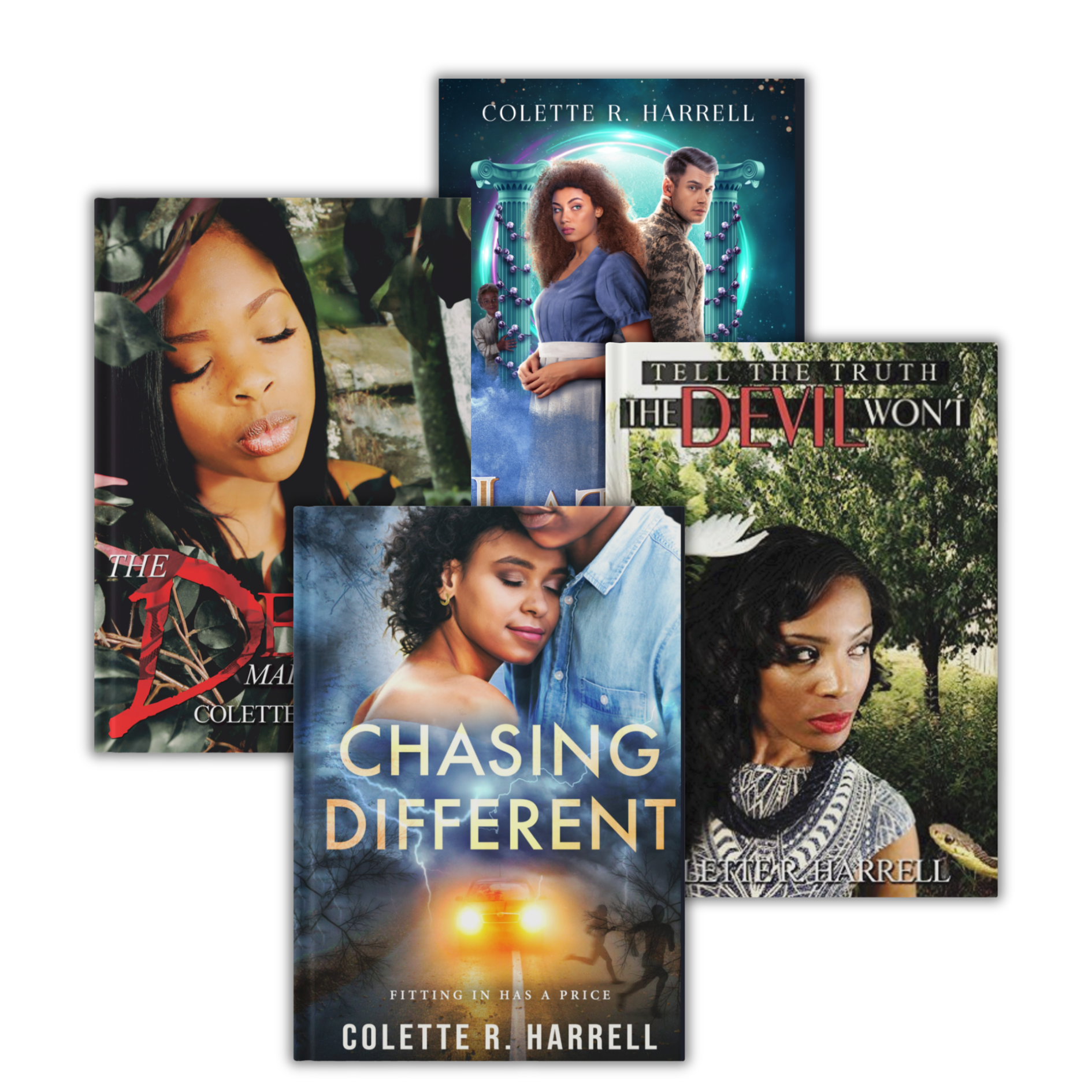 Book title for Author Colette R. Harrell